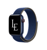 Apple Watch 38-42mm | Apple Watch (38/40/SE/41/42mm) - L'Empiri™ Sport+ Nylon Velcro Rem - Navy - DELUXECOVERS.DK