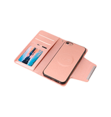 iPhone 6 / 6s | iPhone 6/6s - FERM™ Læder Etui / Taske M. Pung - Rose - DELUXECOVERS.DK