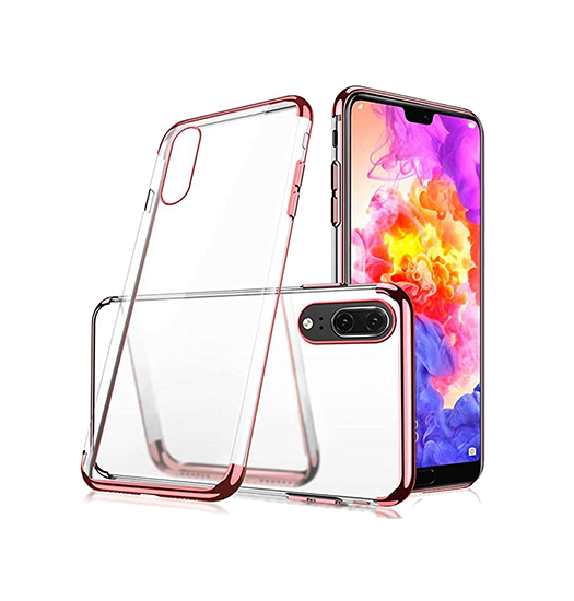 Huawei P20 | Huawei P20 - Valkyrie Silikone Hybrid Cover - Rose Guld - DELUXECOVERS.DK