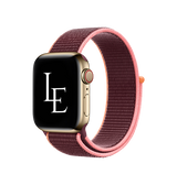 Apple Watch 38-42mm | Apple Watch (38/40/SE/41/42mm) - L'Empiri™ Sport+ Nylon Velcro Rem - Blomme - DELUXECOVERS.DK