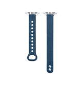 Apple Watch 42-49mm | Apple Watch (42/44/SE/45/46/49mm) - ADENA™ Classic Læder Urrem - Blå - DELUXECOVERS.DK