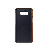 Samsung Galaxy S10e | Samsung Galaxy S10e - NX Design Læder Bagcover - Brun - DELUXECOVERS.DK