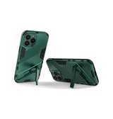 iPhone 13 Pro | iPhone 13 Pro - Eagle™ PRZ Stødsikkert Cover M. Kickstand - Emerald / Grøn - DELUXECOVERS.DK