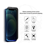 iPhone Beskyttelsesglas | iPhone 12 Mini - Dazzle Color™ Privacy Beskyttelsesglas - DELUXECOVERS.DK