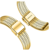 Apple Watch 38-42mm | Apple Watch (38/40/SE/41/42mm) - L'Empiri™ Marbella Rustfrit Stål Rem - Guld - DELUXECOVERS.DK