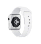 Apple Watch 38-42mm | Apple Watch (38/40/SE/41/42mm) - PRO+ Silikone Sportsrem - Hvid - DELUXECOVERS.DK