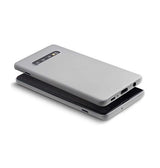Samsung Galaxy S10 | Samsung Galaxy S10 - Ultratynd Matte Series Cover V.2.0 - Hvid/Klar - DELUXECOVERS.DK