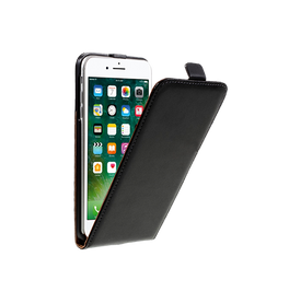 iPhone 6 Plus / 6s Plus | iPhone 6/6s Plus - Diary Vertikal Læder FlipCover - Sort - DELUXECOVERS.DK