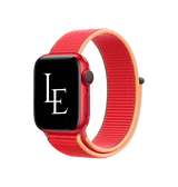 Apple Watch 38-42mm | Apple Watch (38/40/SE/41/42mm) - L'Empiri™ Sport+ Nylon Velcro Rem - Rød - DELUXECOVERS.DK