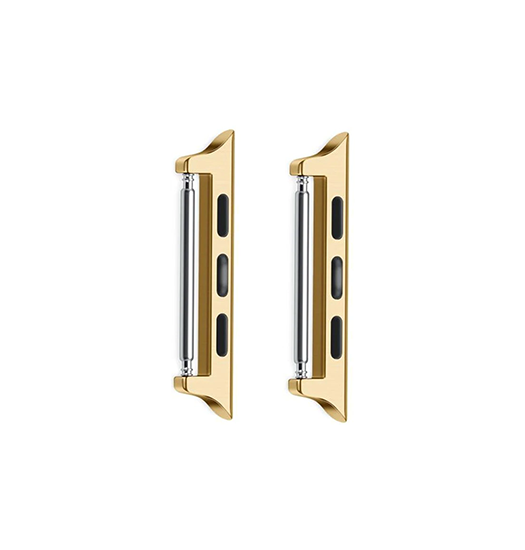Apple Watch Tilbehør | Apple Watch - 316L 2.0 Stål Adapter Stifter | 2 Stk. - Guld - DELUXECOVERS.DK