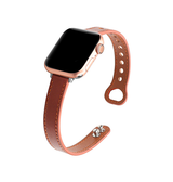 Apple Watch 38-42mm | Apple Watch (38/40/SE/41/42mm) - ADENA™ Classic Læder Urrem - Brun - DELUXECOVERS.DK
