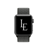 Apple Watch 38-42mm | Apple Watch (38/40/SE/41/42mm) - L'Empiri™ Nylon Velcro Rem - Stonegrey - DELUXECOVERS.DK