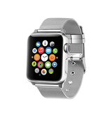 Apple Watch 42-49mm | Apple Watch (42/44/SE/45/46/49mm) - Milanese Classic Loop / Rem - Sølv - DELUXECOVERS.DK