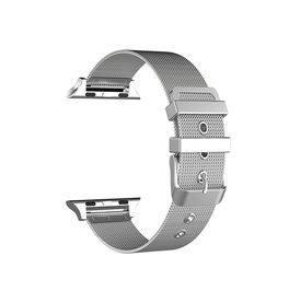 Apple Watch 42-49mm | Apple Watch (42/44/SE/45/46/49mm) - Milanese Classic Loop / Rem - Sølv - DELUXECOVERS.DK