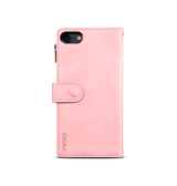 iPhone 6 / 6s | iPhone 6/6s - ESEBLE™ Vegan-Læder Cover Etui M. Pung - Lyserød - DELUXECOVERS.DK
