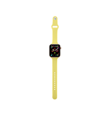Apple Watch 42-49mm | Apple Watch (42/44/SE/45/46/49mm) - ICON™ Tynd Classic Silikone Rem - Gul - DELUXECOVERS.DK