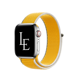Apple Watch 42-49mm | Apple Watch (42/44/SE/45/46/49mm) - L'Empiri™ Sport+ Nylon Velcro Rem - Gul - DELUXECOVERS.DK