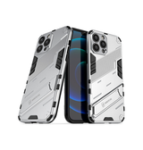 iPhone 13 Pro | iPhone 13 Pro - Eagle™ PRZ Stødsikkert Cover M. Kickstand - Hvid - DELUXECOVERS.DK