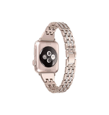 Apple Watch 38-42mm | Apple Watch (38/40/SE/41/42mm) - Koh-i-Noor Dame Urlænke - Guld - DELUXECOVERS.DK