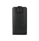 iPhone 7/8 Plus | iPhone 7/8 Plus - Verona Læder Sleeve M. Lukning - Black Onyx - DELUXECOVERS.DK