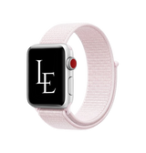 Apple Watch 42-49mm | Apple Watch (42/44/SE/45/46/49mm) - L'Empiri™ Nylon Velcro Rem - Pink - DELUXECOVERS.DK