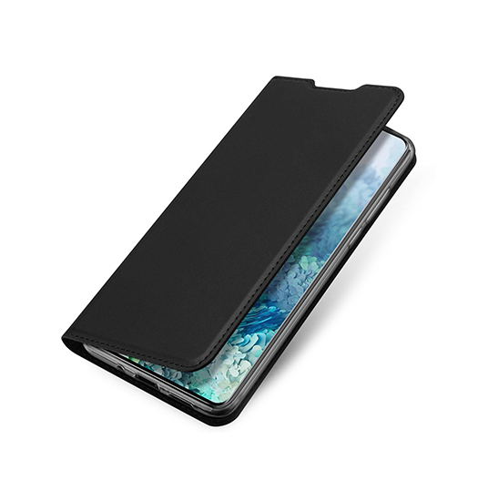 Samsung Galaxy S20 Ultra | Samsung Galaxy S20 Ultra - Vanquish Pro Series Flipcover Etui - Sort - DELUXECOVERS.DK