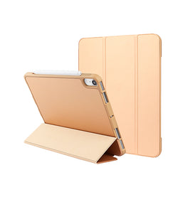 iPad Mini 6 | iPad Mini 6/7 (2021/2024) - LUX™ Smart Trifold Silikone Cover - Guld - DELUXECOVERS.DK