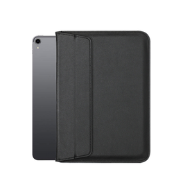 Computer Sleeve | iPad Air 4/5 (2020/2022) - Retro Diary Vegan Læder Sleeve - Vintage Sort - DELUXECOVERS.DK