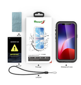 iPhone 13 | iPhone 13 - Redpepper™ IP68 Vandtæt Håndværker Cover - Sort - DELUXECOVERS.DK