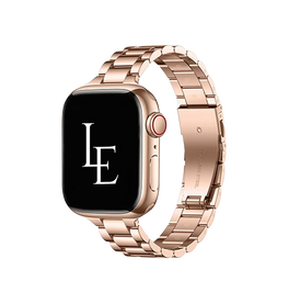 Apple Watch 42-49mm | Apple Watch (42/44/SE/45/46/49mm) - L'Empiri™ Thin Stål Urlænke - Rosegold - DELUXECOVERS.DK