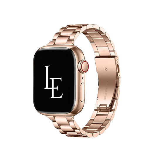 Apple Watch 42-49mm | Apple Watch (42/44/SE/45/46/49mm) - L'Empiri™ Thin Stål Urlænke - Rosegold - DELUXECOVERS.DK