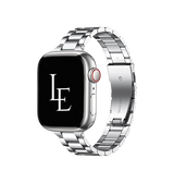 Apple Watch 38-42mm | Apple Watch (38/40/SE/41/42mm) - L'Empiri™ Thin Stål Urlænke - Sølv - DELUXECOVERS.DK