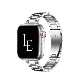 Apple Watch 38-42mm | Apple Watch (38/40/SE/41/42mm) - L'Empiri™ Thin Stål Urlænke - Sølv - DELUXECOVERS.DK