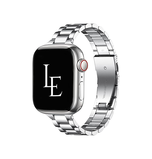 Apple Watch 42-49mm | Apple Watch (42/44/SE/45/46/49mm) - L'Empiri™ Thin Stål Urlænke - Sølv - DELUXECOVERS.DK