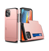 iPhone 12 Pro Max | iPhone 12 Pro Max - Deluxe™ Håndværker Cover M. Kortholder - Pink - DELUXECOVERS.DK