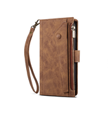 iPhone 12 Mini | iPhone 12 Mini - ESEBLE™ Vegan-Læder Cover Etui M. Pung - Brun - DELUXECOVERS.DK