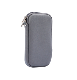 Huawei P30 Pro | Huawei P30 Pro - Simple Nylon Sleeve Etui M. Lynlås - Grå - DELUXECOVERS.DK
