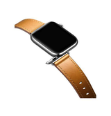 Apple Watch 42-49mm | Apple Watch (42/44/SE/45/46/49mm) - L'Empiri™ Verona Ægte Læder Rem - Hellbraun - DELUXECOVERS.DK
