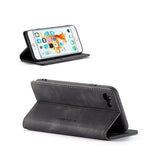 iPhone 6 Plus / 6s Plus | iPhone 6/6s Plus - CaseMe™ Noble plånboksfodral i läder - Svart - DELUXECOVERS.SE