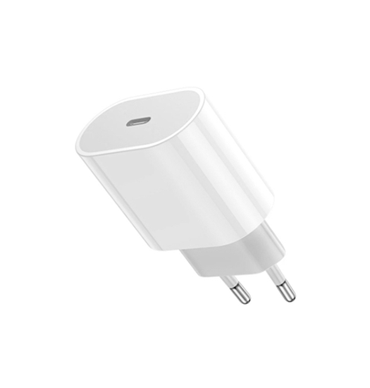 Vægoplader | USB-C Hurtigoplader 20W - Hvid - DELUXECOVERS.DK