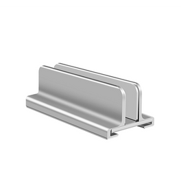 Laptop stander | LUX™ | Vertikal Aluminum Stander til Laptop / MacBook - Sølv - DELUXECOVERS.DK