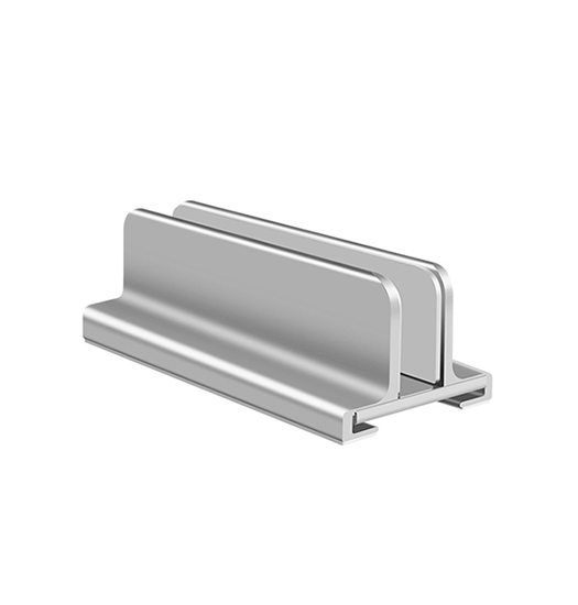 Laptop stander | LUX™ | Vertikal Aluminum Stander til Laptop / MacBook - Sølv - DELUXECOVERS.DK