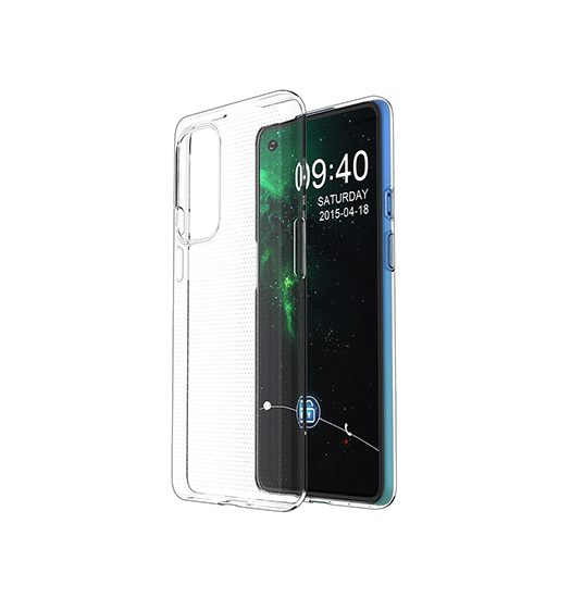Oneplus løbeudstyr | OnePlus 9 Pro - Ultra-Slim Silikone Cover - Gennemsigtig - DELUXECOVERS.DK