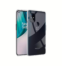 Oneplus løbeudstyr | OnePlus Nord N10 5G - Ultra-Slim Silikone Cover - Gennemsigtig - DELUXECOVERS.DK