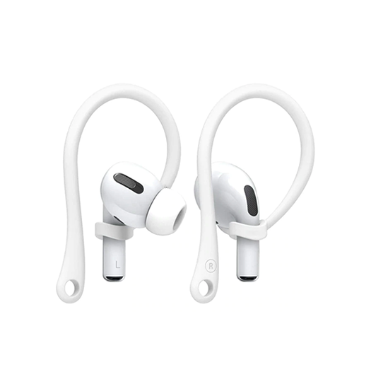 Airpods Pro 2 | AirPods Pro (1/2 Gen) | Silikone Earhook - Hank til Ørene - Hvid - DELUXECOVERS.DK