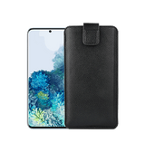 Huawei P40 | Huawei P40 - Verona Læder Sleeve M. Lukning - Black Onyx - DELUXECOVERS.DK
