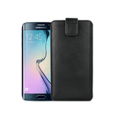 Samsung Galaxy S7 | Samsung Galaxy S7 - Verona Læder Sleeve M. Lukning - Black Onyx - DELUXECOVERS.DK