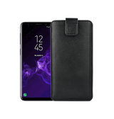 Samsung Galaxy S9+ | Samsung Galaxy S9+ (Plus) - Verona Læder Sleeve M. Lukning - Black Onyx - DELUXECOVERS.DK