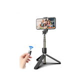 Mobil Tripod | Trådløs Mobil Tripod med Bluetooth Fjernbetjening – Sort - DeLX™ - DELUXECOVERS.DK