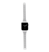 Apple Watch 42-49mm | Apple Watch (42/44/SE/45/46/49mm) - Koh-i-Noor Dame Urlænke - Sølv - DELUXECOVERS.DK